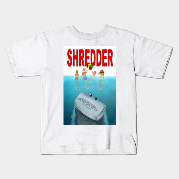 SHREDDER Kids T-Shirt by macccc8